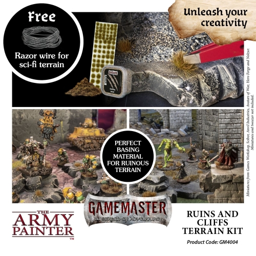 Preview: Army Painter Gamemaster Terrain Ruins & Cliffs Kit